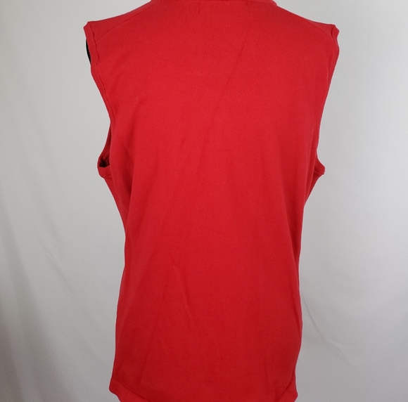 Peck & Peck ❤  Beautiful red sleeveless jacket - Picture 6 of 8